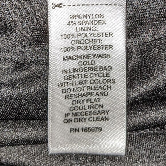 Cable and Gauge Black Lace Tank Size Large - Picture 9 of 11